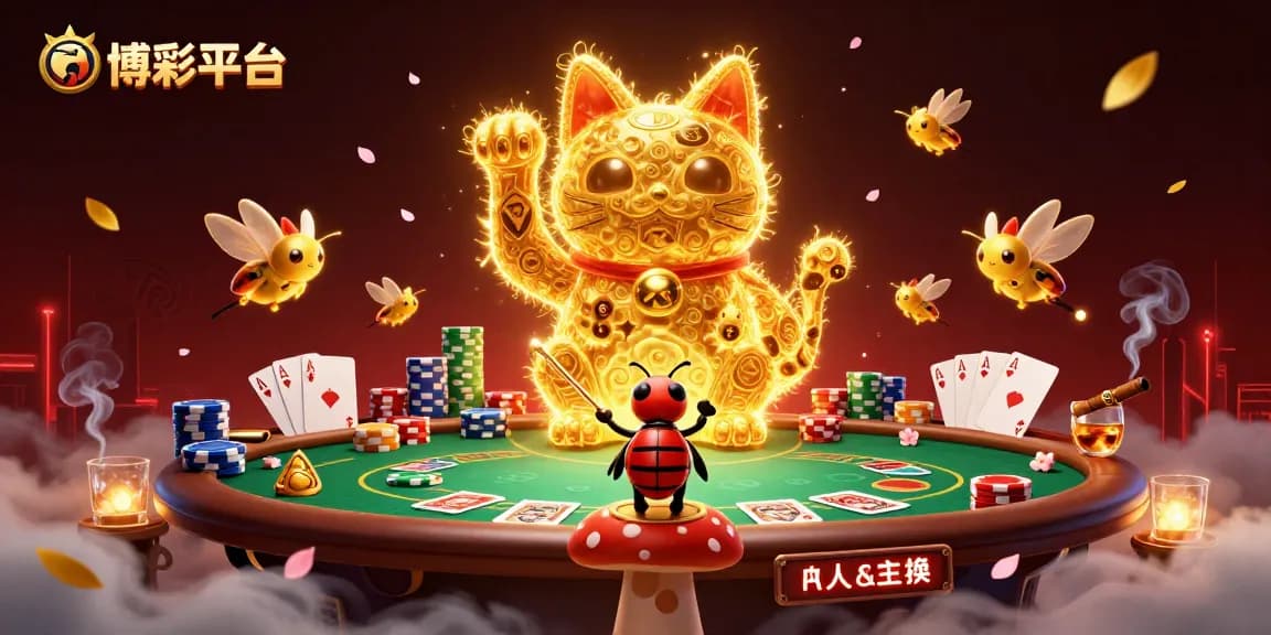在博彩平台上贏得獎金的金色幸運貓，展現出無窮的娛樂魅力，充滿色彩與細節。