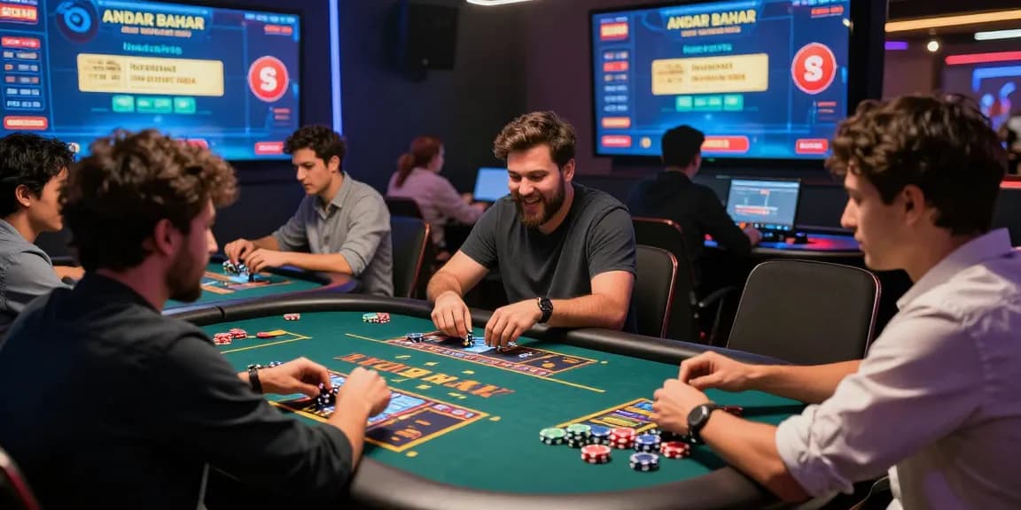 Engaging live Andar Bahar game with real dealers and vibrant atmosphere, showcasing instant cash withdrawals.