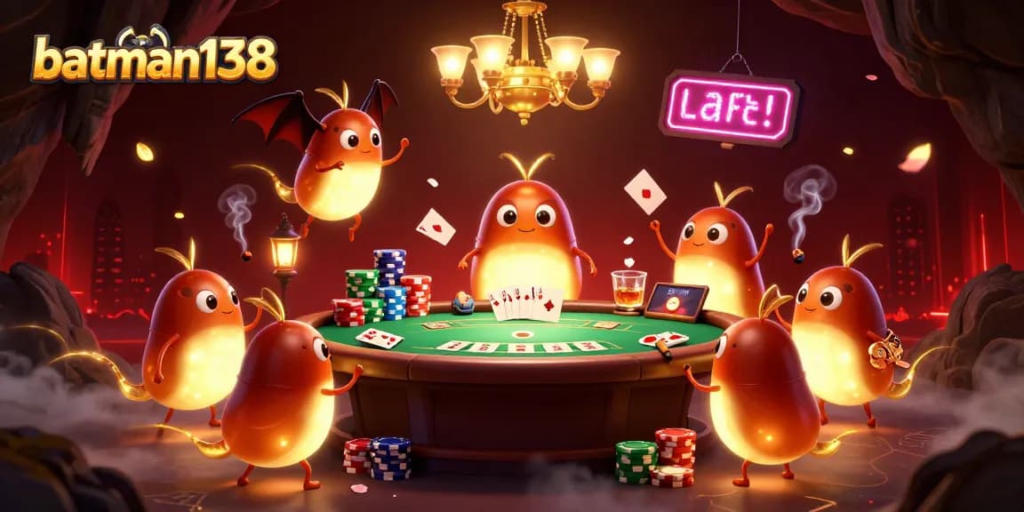 Experience thrilling gameplay at batman138 with a vibrant, illuminated casino scene in 3D.