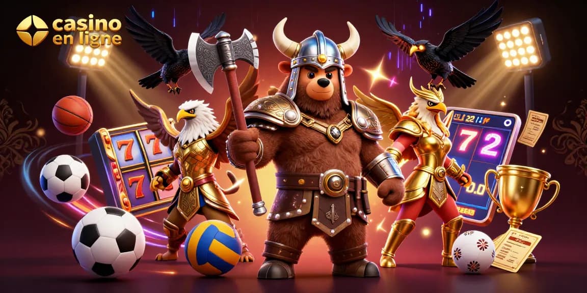 Vivez des expériences de jeu palpitantes au casino en ligne avec des personnages 3D vibrants et des éléments de machines à sous dynamiques.
