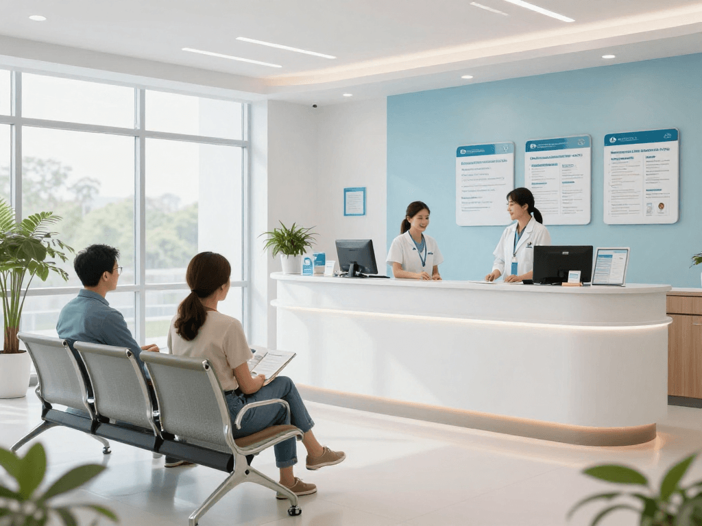 slot7000 medical services in a welcoming healthcare clinic environment
