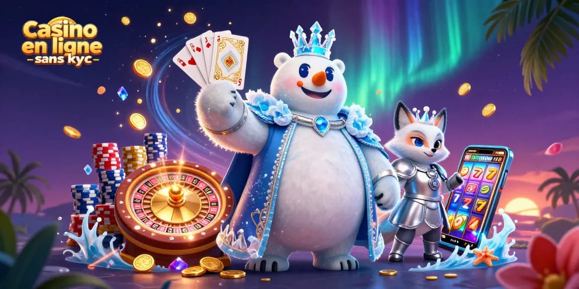 Jouez sans contrainte sur un casino en ligne sans KYC, avec des jeux captivants et des gains rapides.
