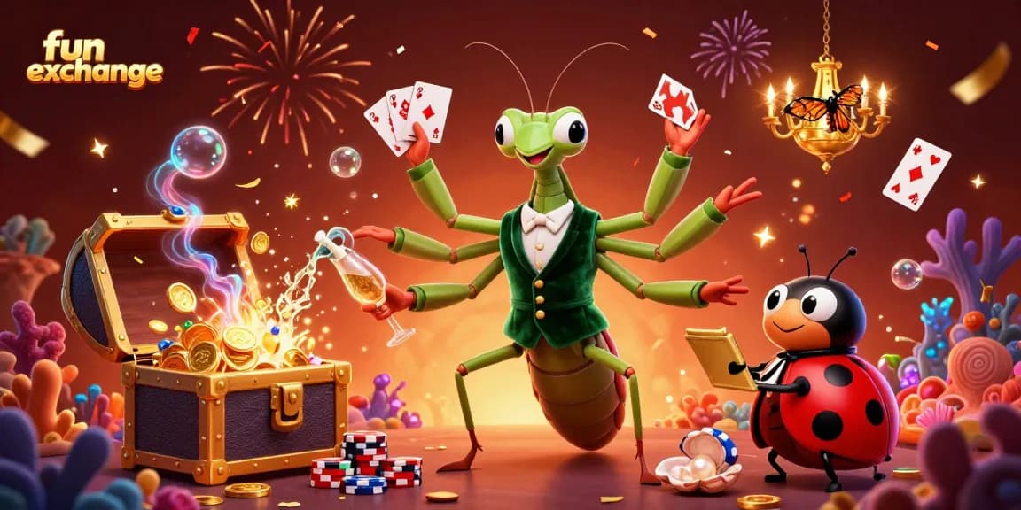Experience interactive fun exchange thrills in a vibrant casino-filled atmosphere.