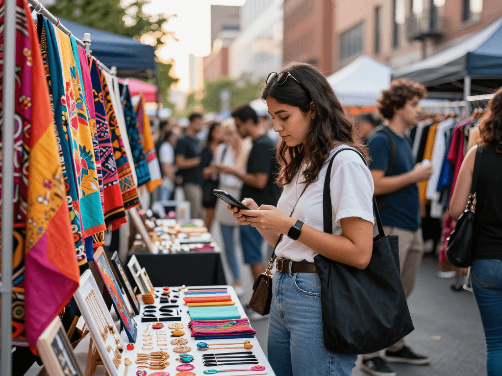 Click Here to discover stylish trends in a vibrant street market.