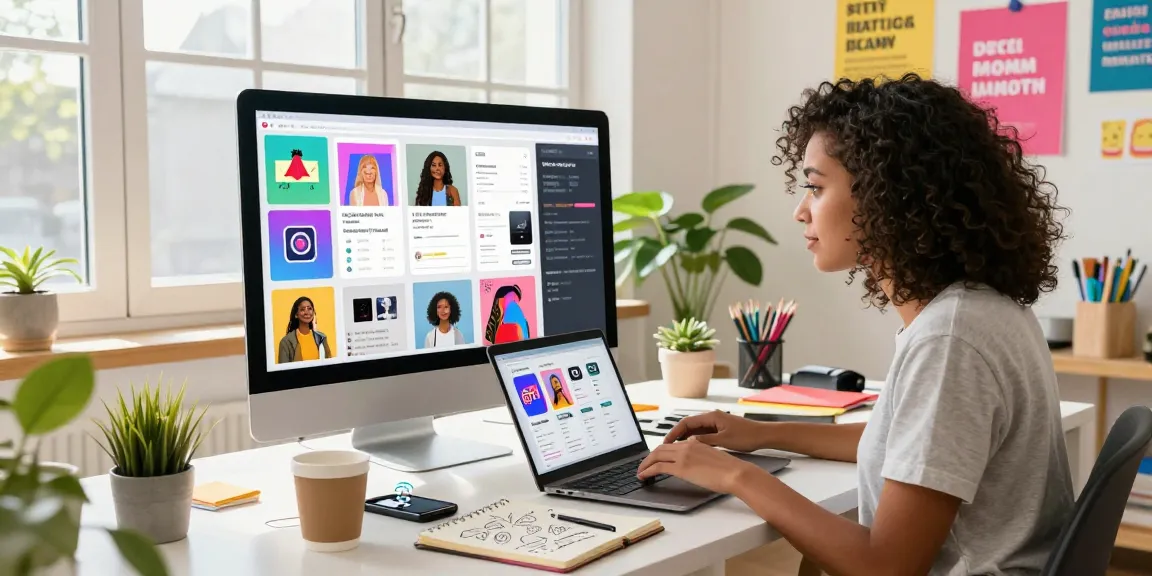 Get fast delivery IG likes in a vibrant workspace featuring social media strategies and engagement metrics.