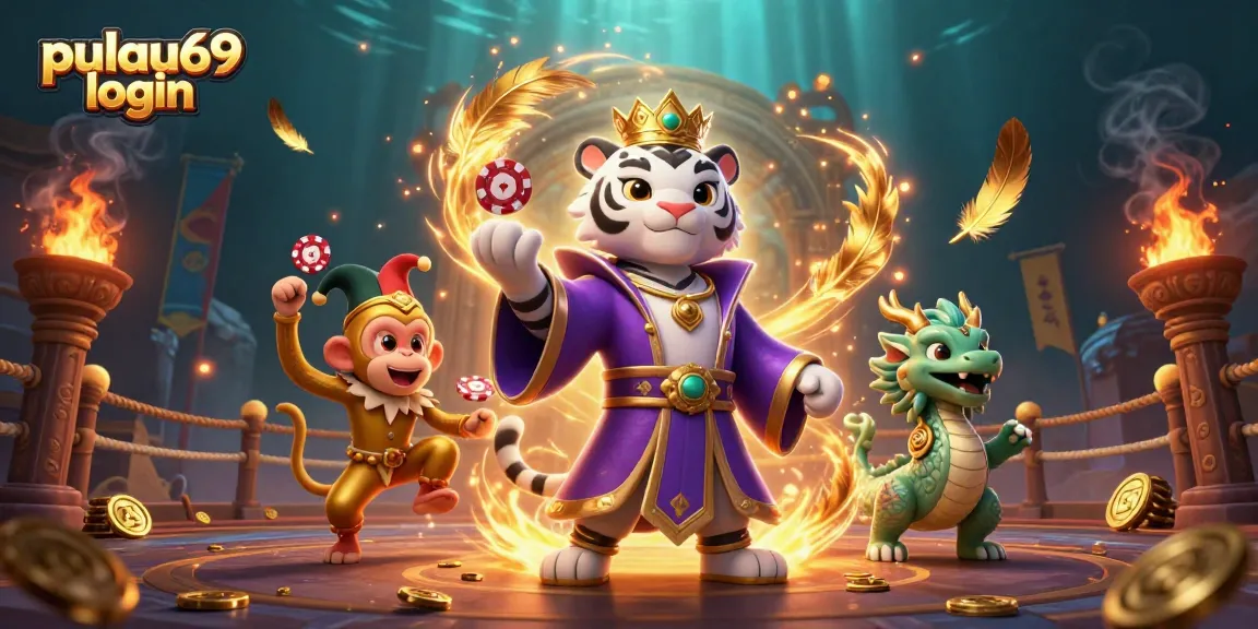 Experience thrilling gameplay at pulau69 login with engaging visuals and vibrant casino elements.