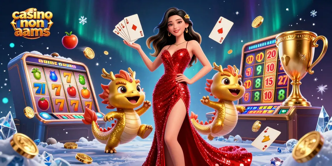 Vivi l'emozione dei casino non AAMS con personaggi 3D vibranti ed elementi delle slot.