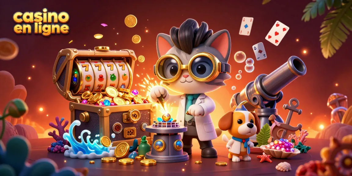 Vivez l'excitation avec des personnages de casino en ligne créant des pièces d'or au milieu d'éléments de jeu vibrants.