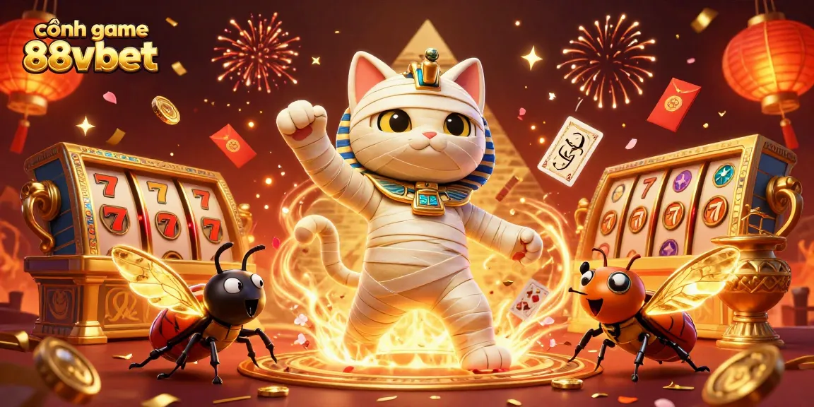 Cổng game 88vbet cung cấp trải nghiệm chơi game đầy màu sắc và hấp dẫn với nhân vật độc đáo và hình ảnh thú vị.