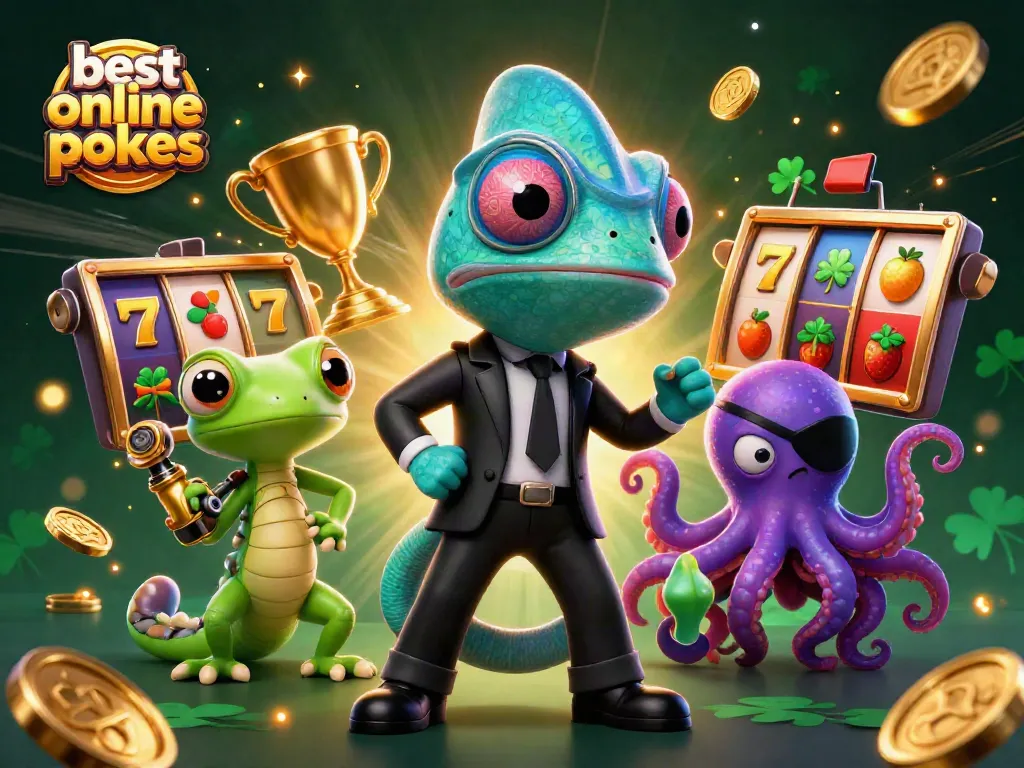 Experience the excitement of the best online pokies with colorful slot elements and engaging characters.
