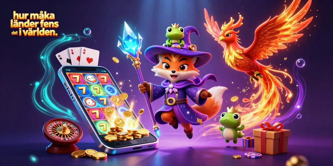 Engage with thrilling slot games and explore hur många länder finns det i världen through a dynamic illustration.