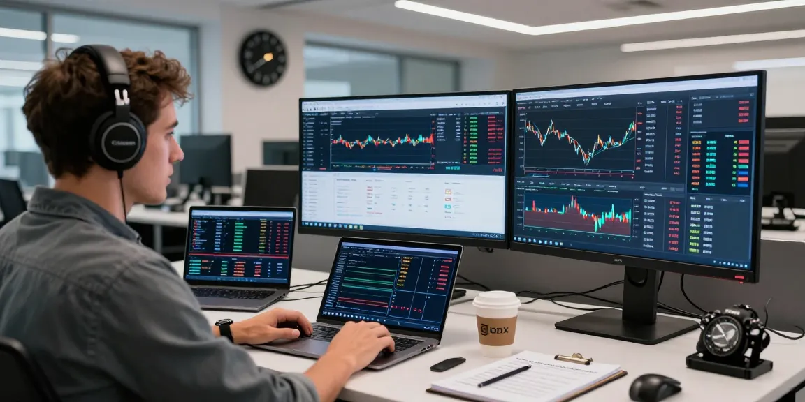 Analyzing OKX Exchange reviews in a tech-driven trading environment with cryptocurrency charts
