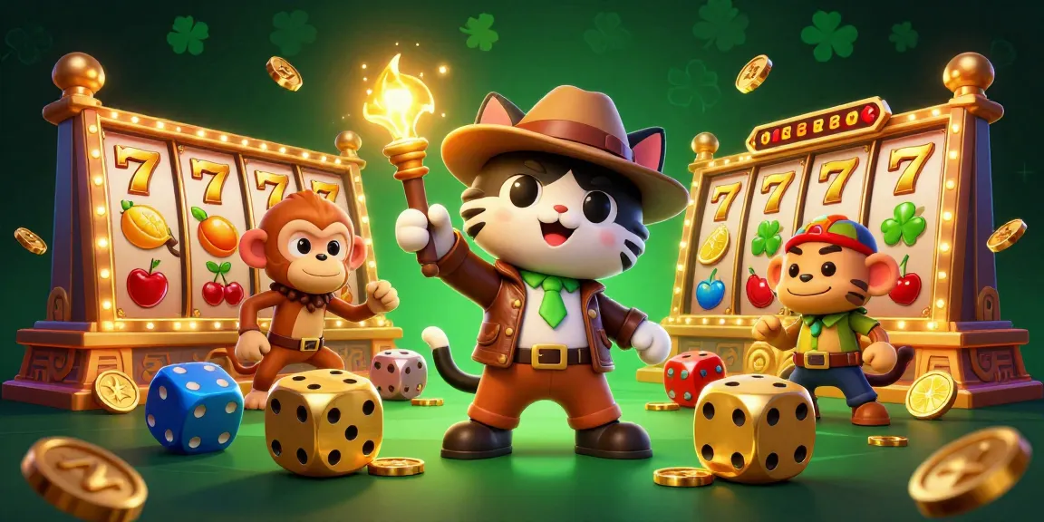 Situs slot dengan pencarian jackpot tinggi dan elemen permainan menarik di ilustrasi 3D.