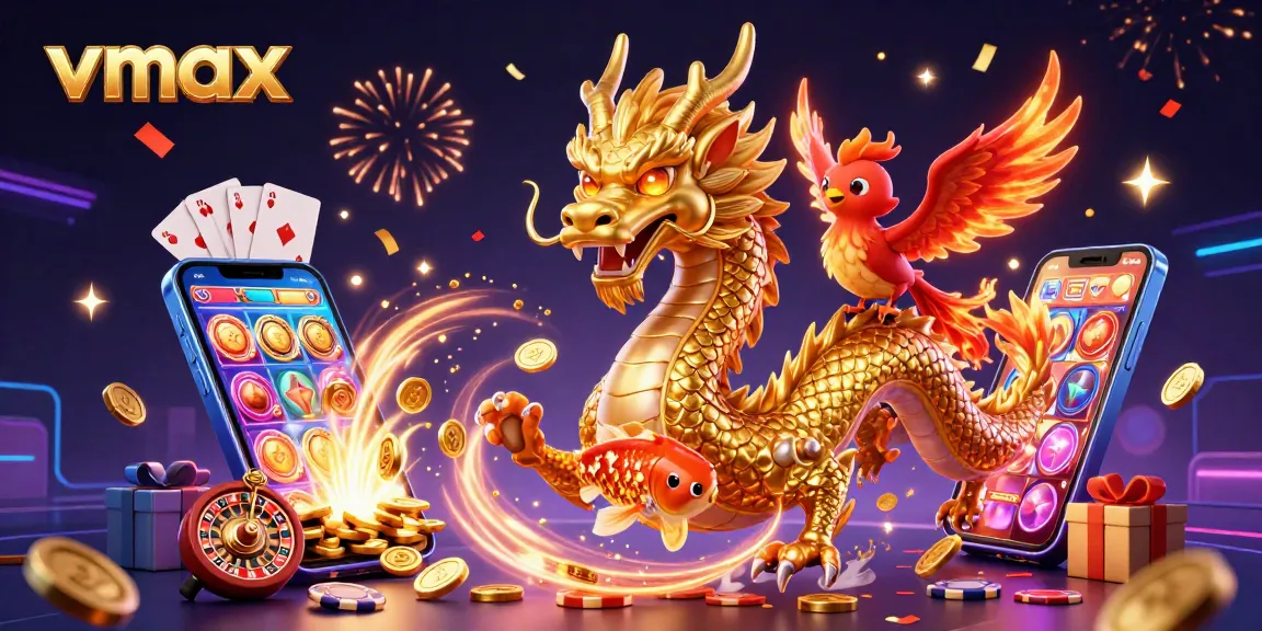 Experience high-energy vmax casino gameplay with vibrant characters and action-packed gaming elements.