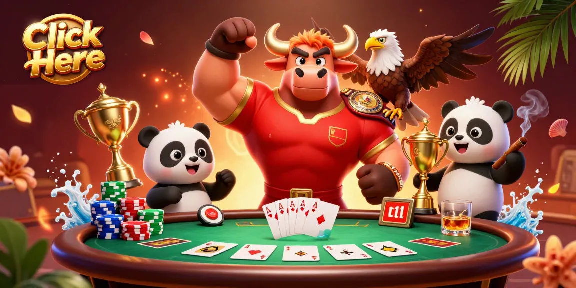 Experience thrilling action with Click Here at our vibrant casino illustration featuring engaging characters and elements.