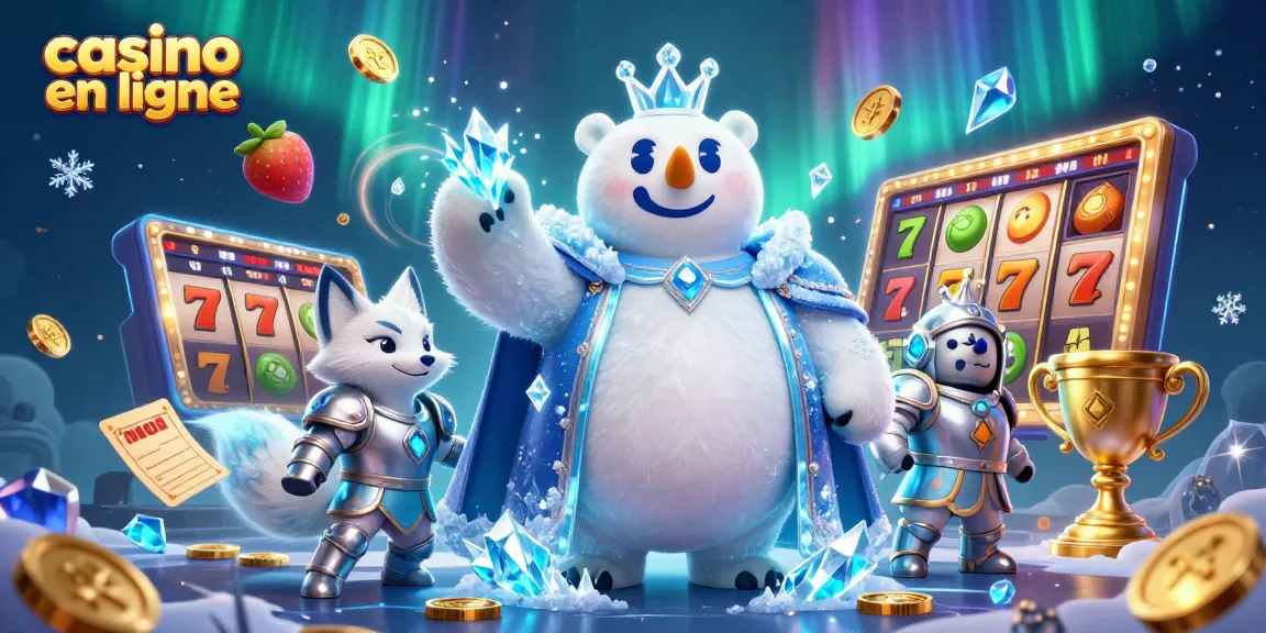 Vivez l'excitation du casino en ligne avec des éléments de machines à sous dynamiques et des personnages vibrants.