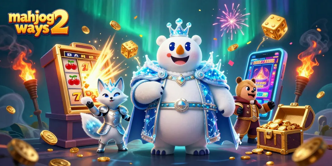 Spin and win with Mahjong Ways 2 in this vibrant 3D casino scene filled with jackpot excitement.