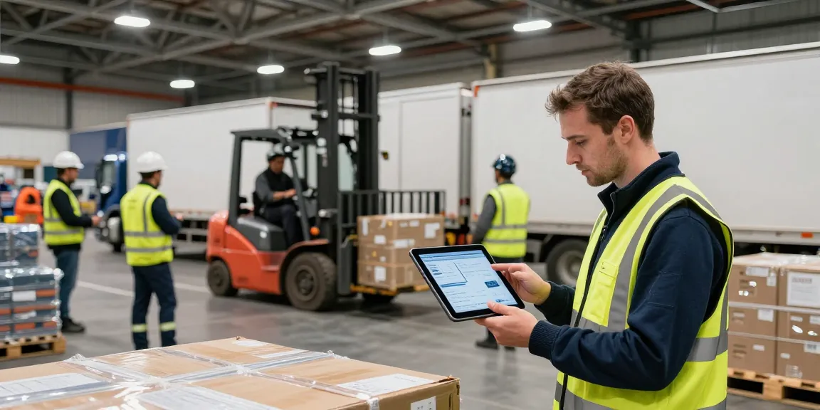 Logistik Dortmund: Effiziente Transporte im Lager mit engagiertem Team.