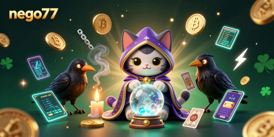 Experience thrilling gameplay at nego77 with vibrant slot symbols and digital coins!