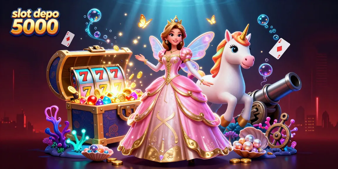 Engage with the thrilling visuals of slot depo 5000 featuring enchanting characters and dynamic game elements.