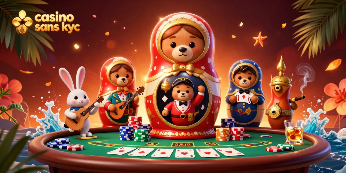 Jouez aux jeux de casino sans KYC pour une expérience sans vérification d'identité.