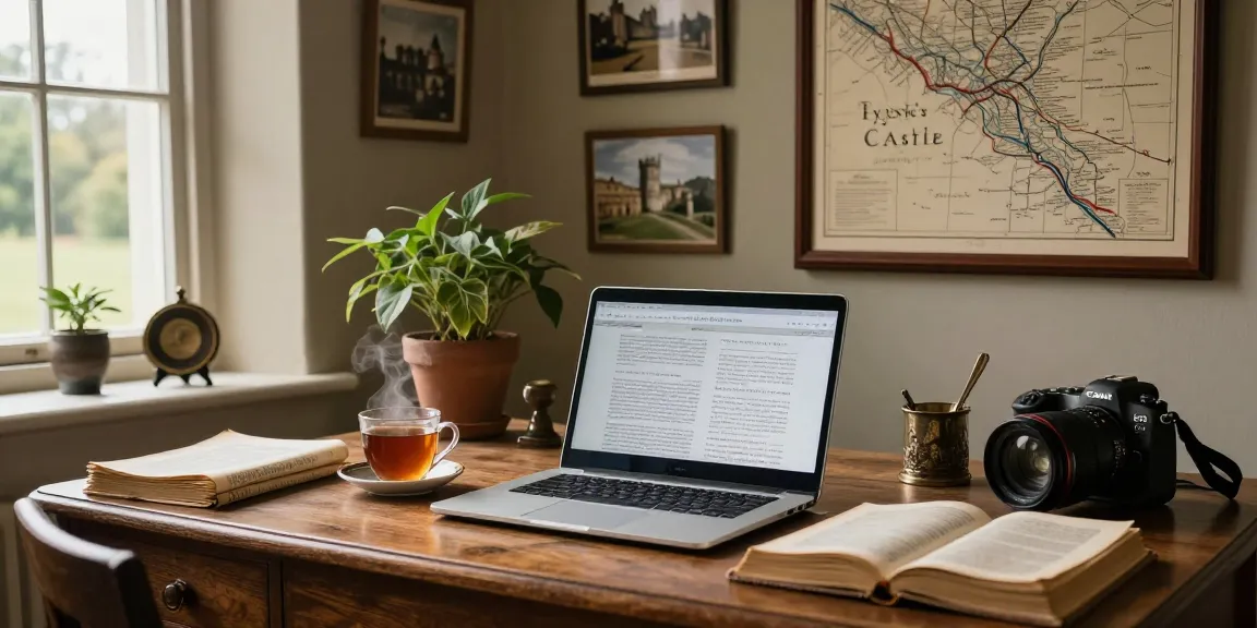 Discover the innovative features of https://tyntescastle.com in a cozy historical reading setting