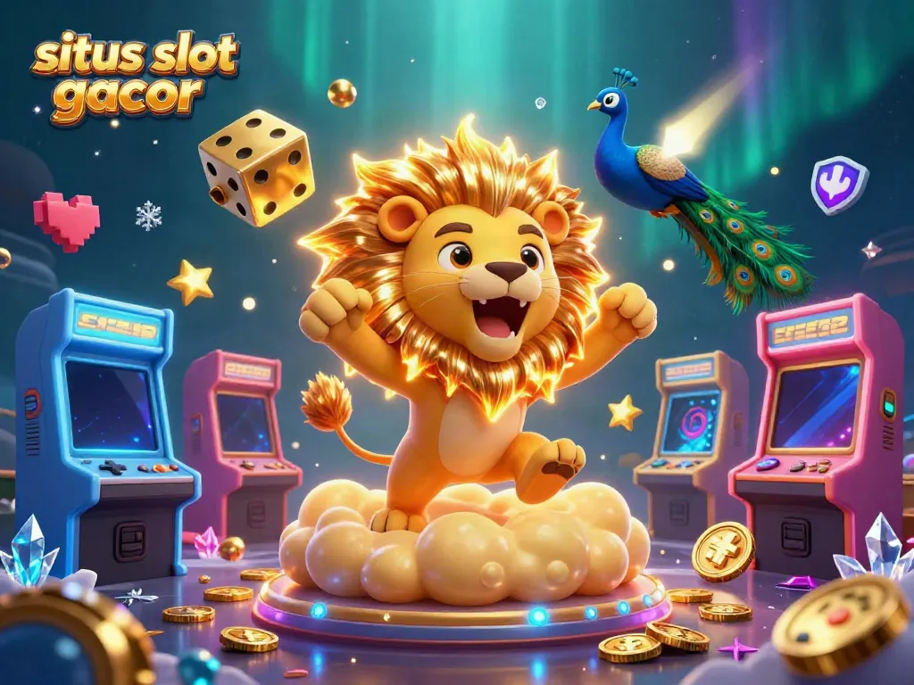 Experience the thrill of playing situs slot gacor with vibrant casino elements and engaging characters.