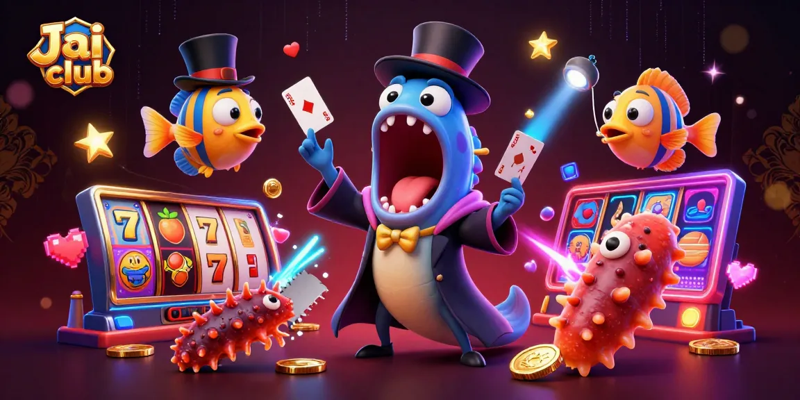 Engage with thrilling card tricks at Jai club's vibrant 3D casino scene.