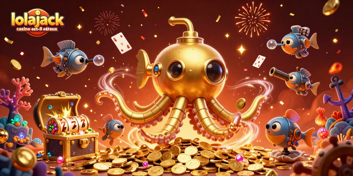 Join the action at lolajack casino est-il sérieux as the golden kraken surfaces amidst jackpots and vibrant fun!