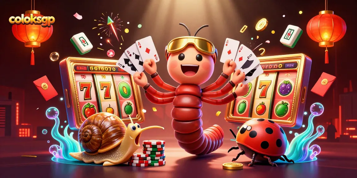 Experience thrilling gameplay at coloksgp with energetic characters and vibrant casino elements.